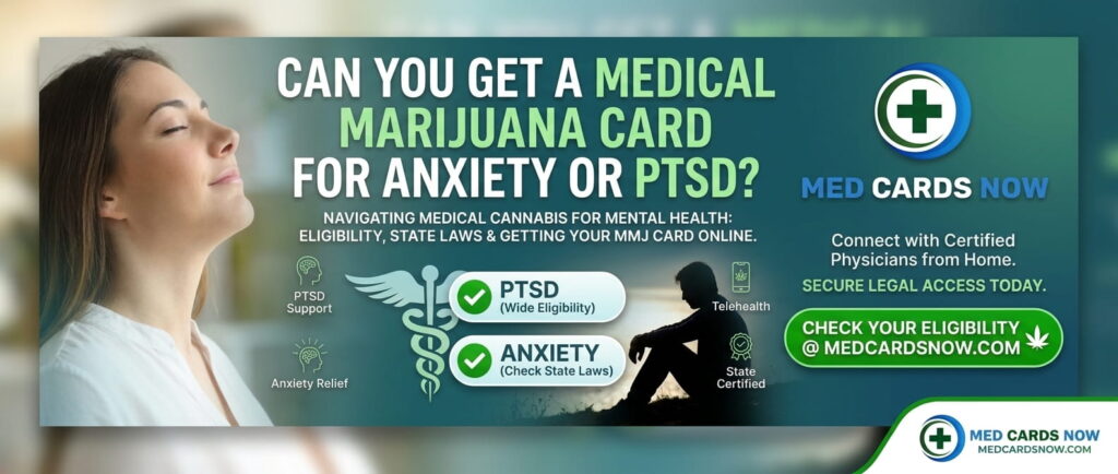 Can You Get a Medical Marijuana Card for Anxiety or PTSD?