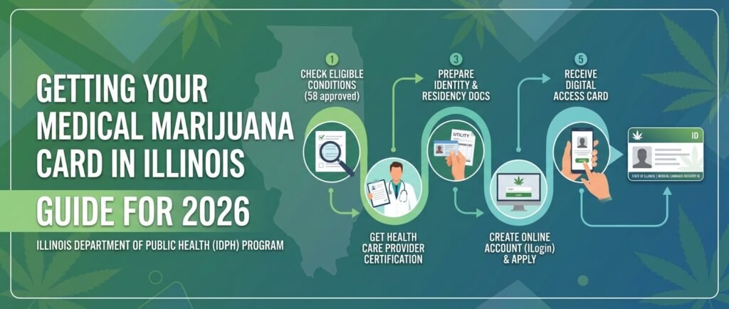 Medical marijuana card Illinois 2026 application guide